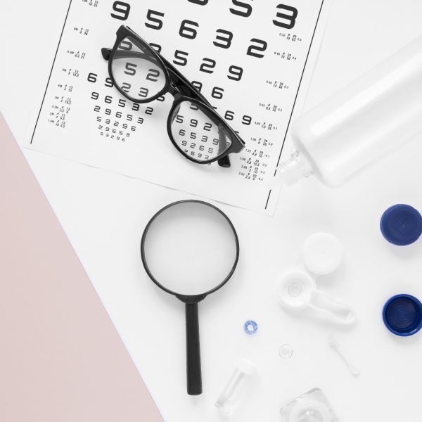 glasses-optical-objects-white-background