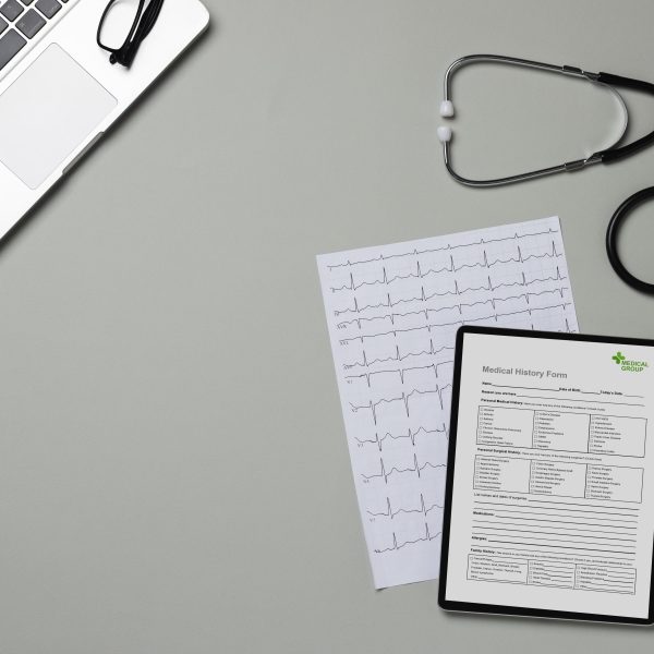 top-view-career-guidance-items-doctors